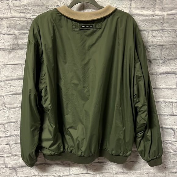 Wedge Golf And Beyond Reversible Jacket Size XL 1/4 Zip Front Windbreaker fleece - Picture 5 of 10